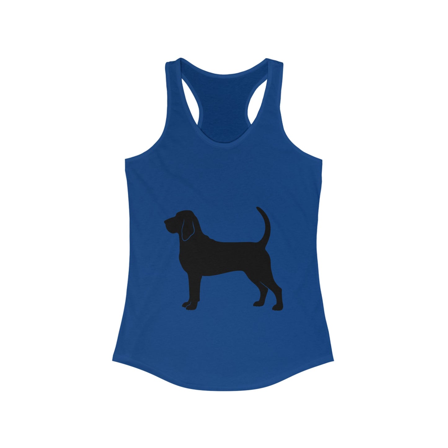 Bloodhound Silhouette Women's Racerback Tank