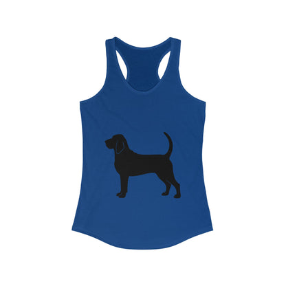 Bloodhound Silhouette Women's Racerback Tank