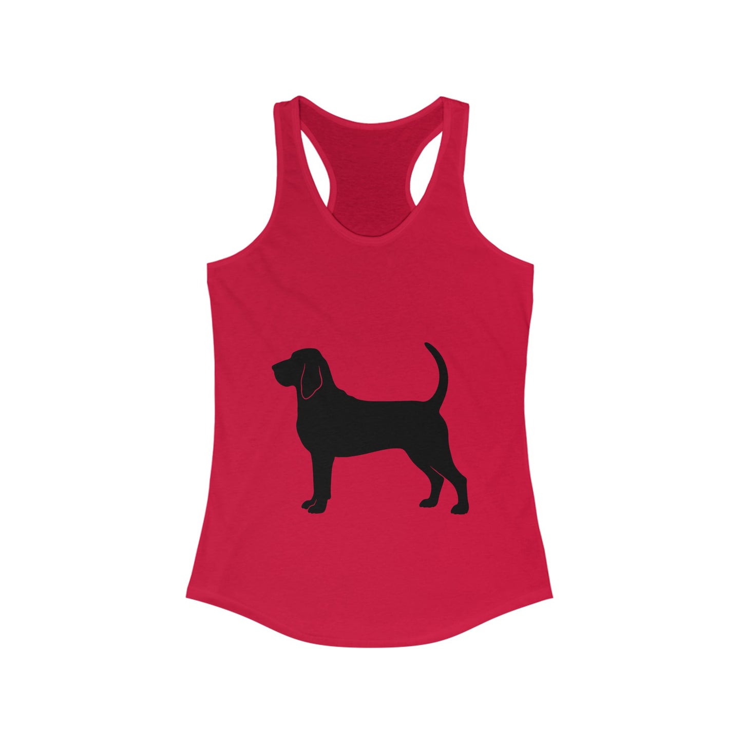 Bloodhound Silhouette Women's Racerback Tank