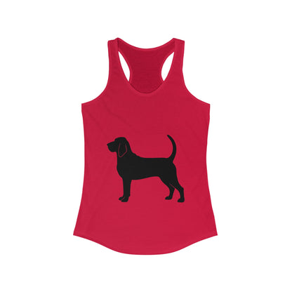 Bloodhound Silhouette Women's Racerback Tank
