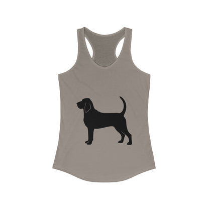 Bloodhound Silhouette Women's Racerback Tank
