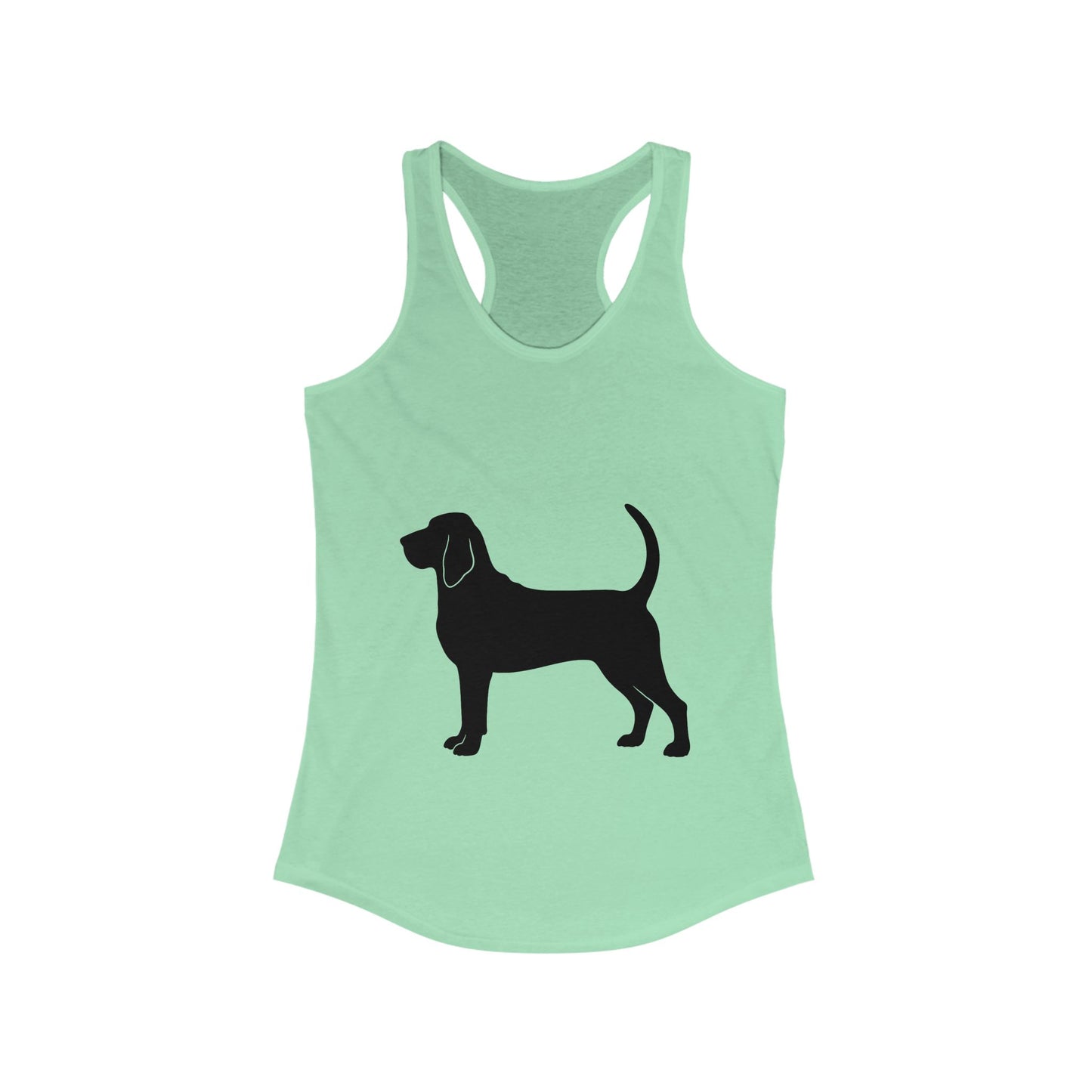 Bloodhound Silhouette Women's Racerback Tank