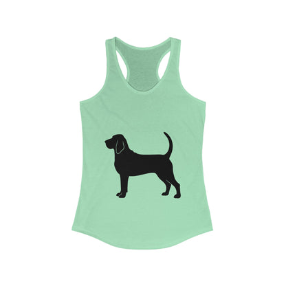 Bloodhound Silhouette Women's Racerback Tank