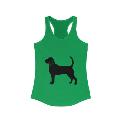 Bloodhound Silhouette Women's Racerback Tank