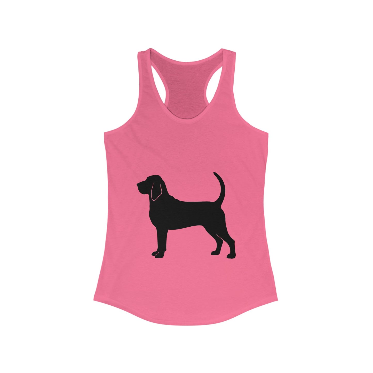 Bloodhound Silhouette Women's Racerback Tank