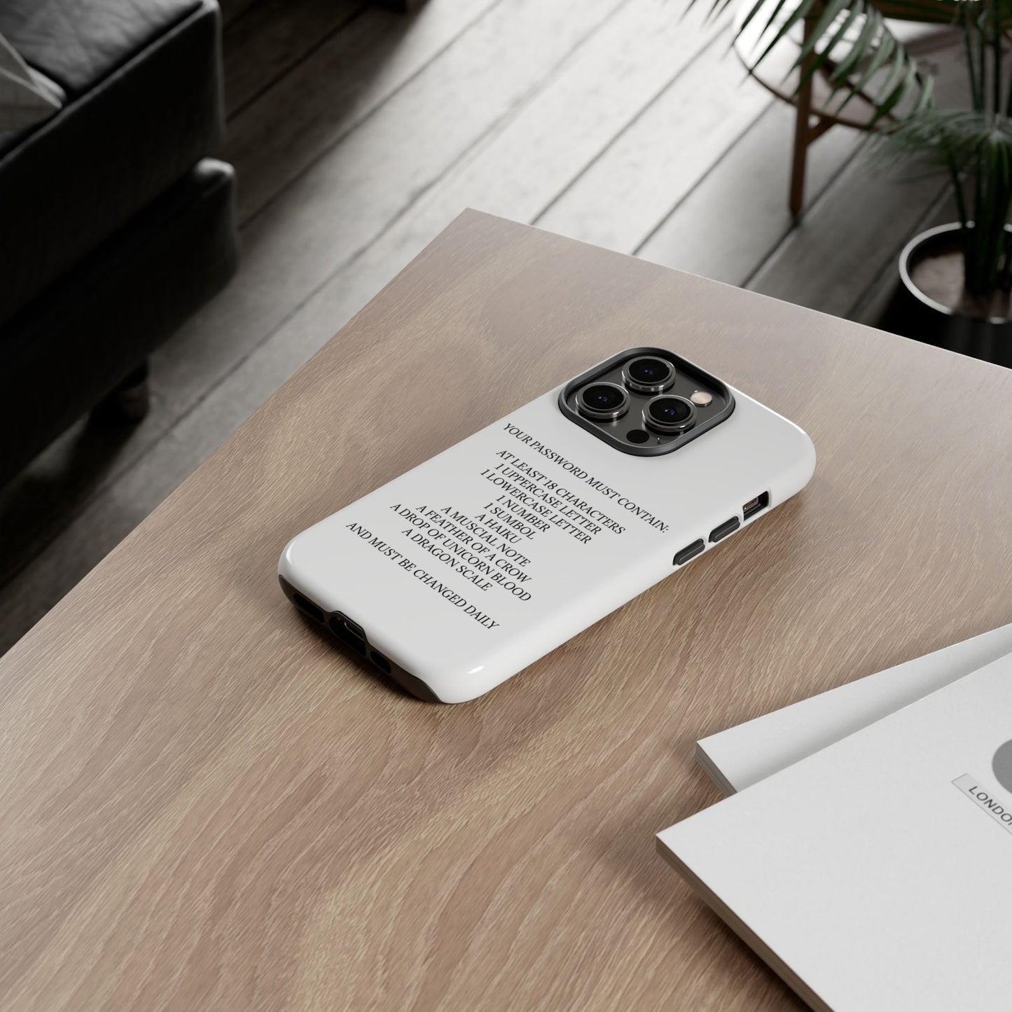 Password iPhone Case