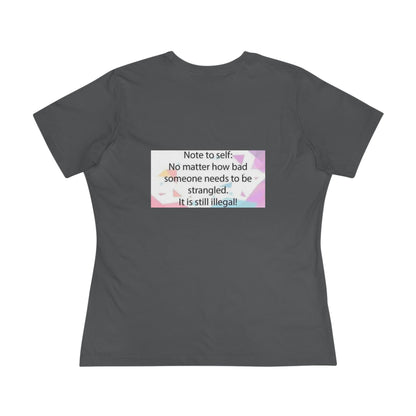 Note To Self Women's Short Sleeve Crewneck Tee