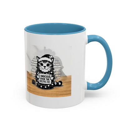 Naughty Cat 2-Tone Coffee Mug