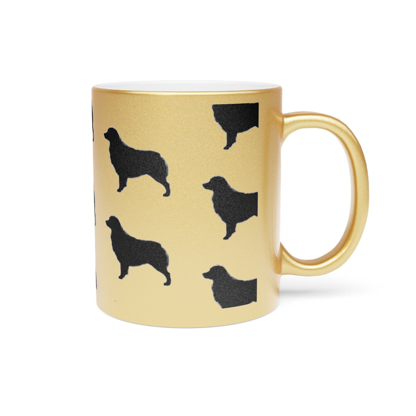 Aussie Silhouette Metallic Coffee Mug