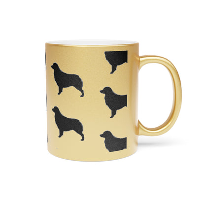 Aussie Silhouette Metallic Coffee Mug