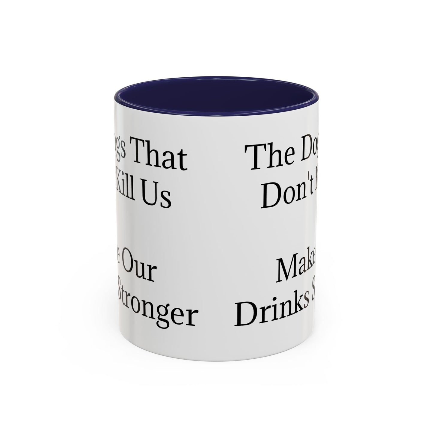Drinks Stronger 2-Tone Coffee Mug