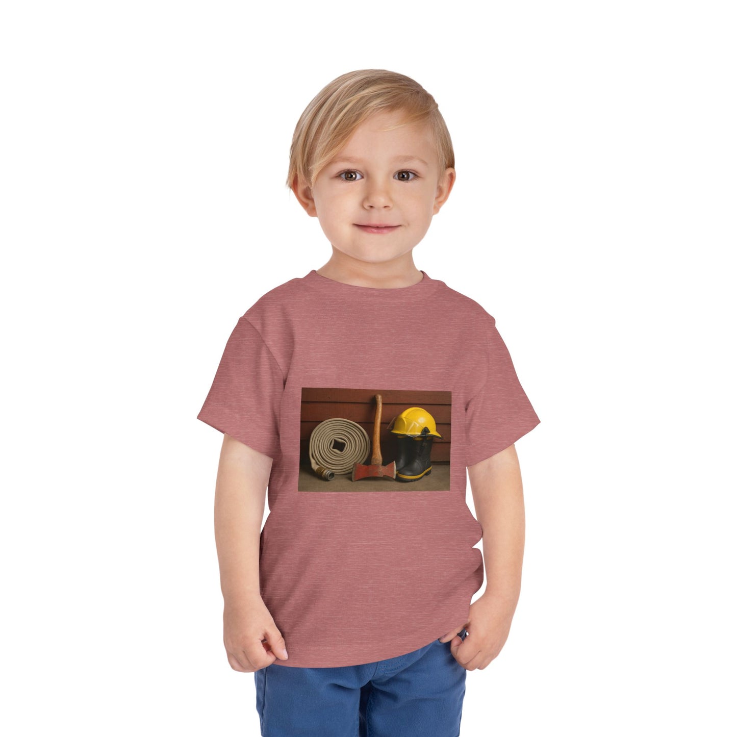 Fire/Rescue Appreciation Toddler Unisex Short Sleeve Crewneck Tee
