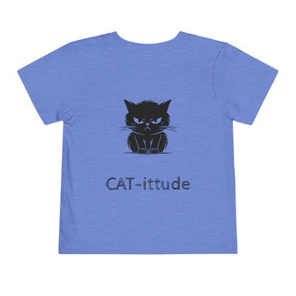 CAT-itude Toddler Unisex Short Sleeve Crewneck Tee