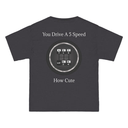 5 Speed How Cute Men's Short-Sleeve Crewneck Tee