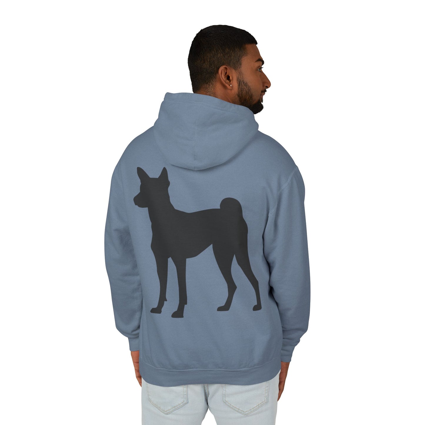 Basenji Silhouette Unisex Lightweight Hoodie