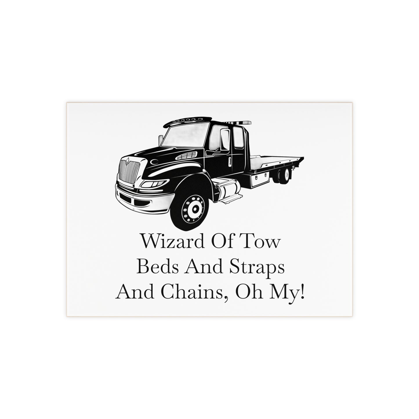 Wizard Of Tow Ceramic Photo Tile