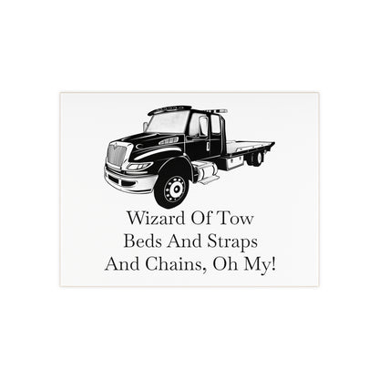 Wizard Of Tow Ceramic Photo Tile