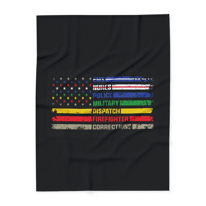 First Responder Arctic Fleece Blanket