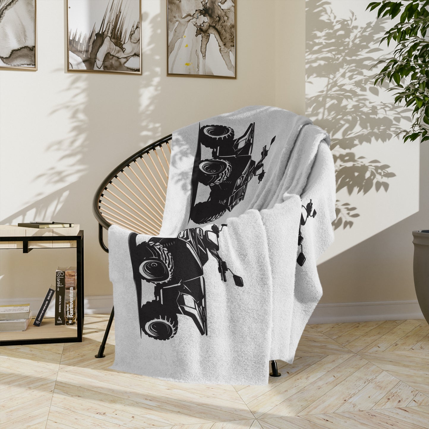 Off The Beaten Path Quad Velveteen Microfiber Blanket