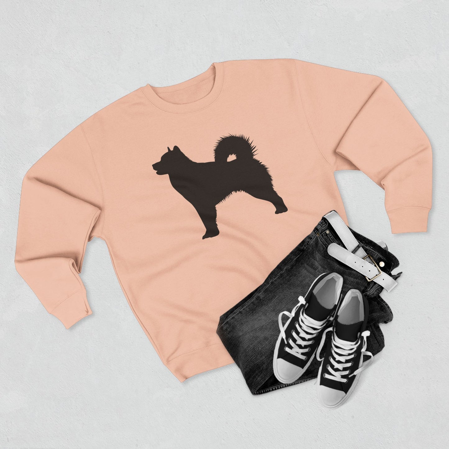 Malamute Silhouette Unisex Crewneck Sweatshirt