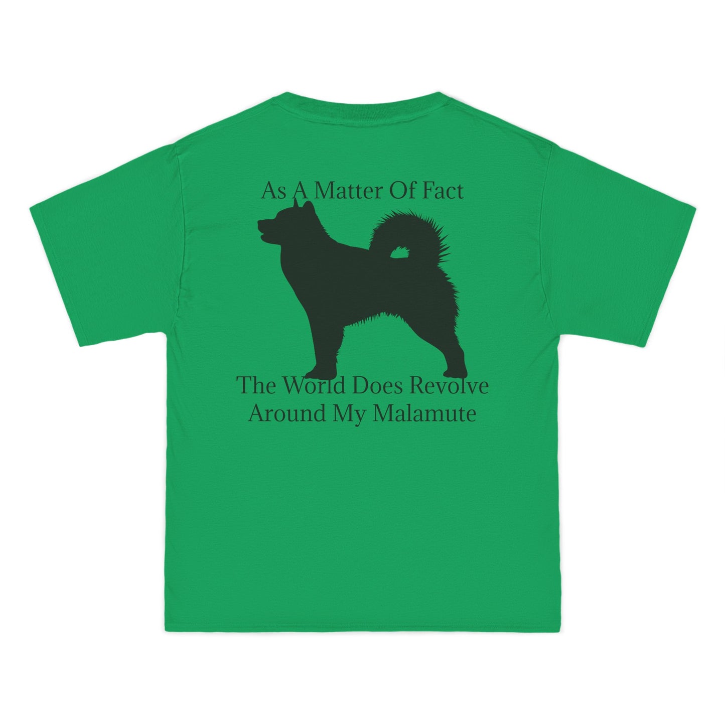 Matter Of Fact Malamute Men's Short-Sleeve Crewneck Tee