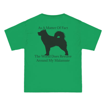 Matter Of Fact Malamute Men's Short-Sleeve Crewneck Tee