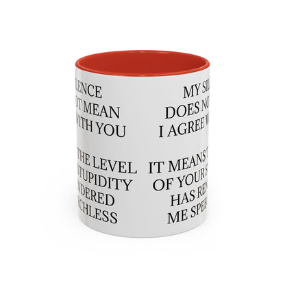 Speechless 2-Tone Coffee Mug