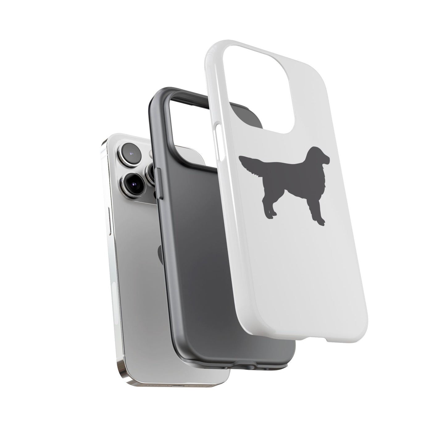 Golden Silhouette iPhone Case