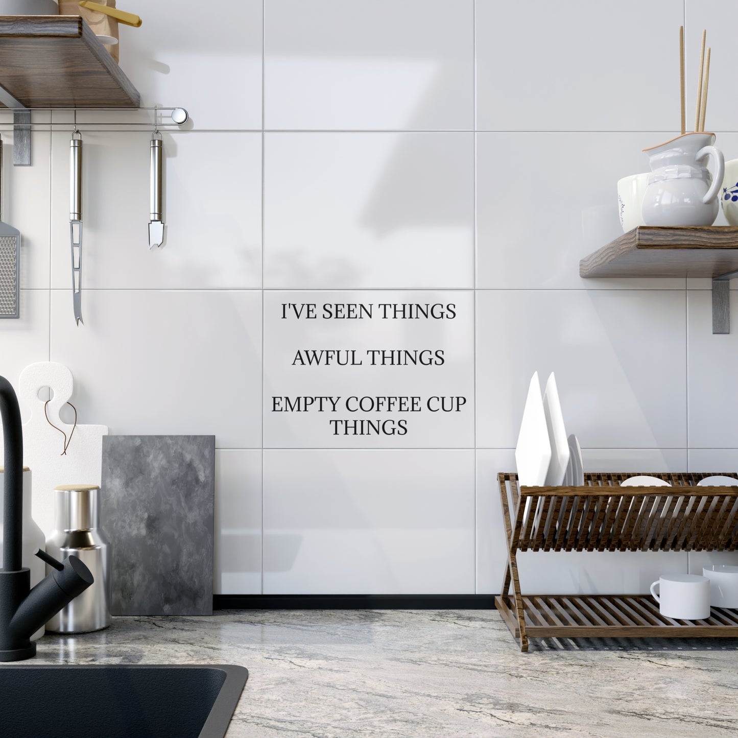 I've Seen Things Ceramic Photo Tile