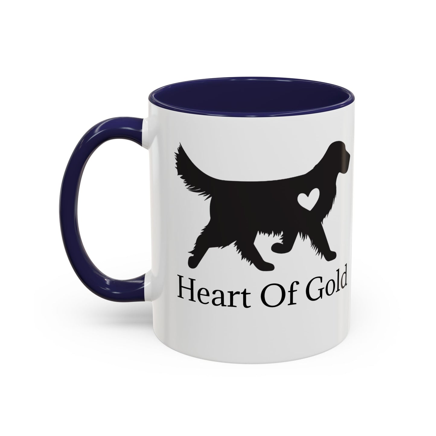 Heart Of Gold 2-Tone Coffee Mug