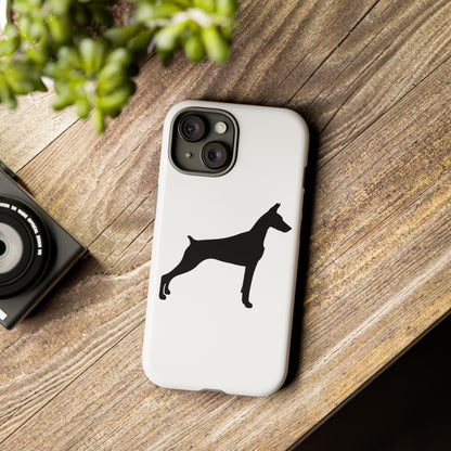 Doberman Silhouette iPhone Case