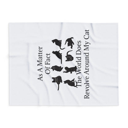 Matter Of Fact Cat Arctic Fleece Blanket