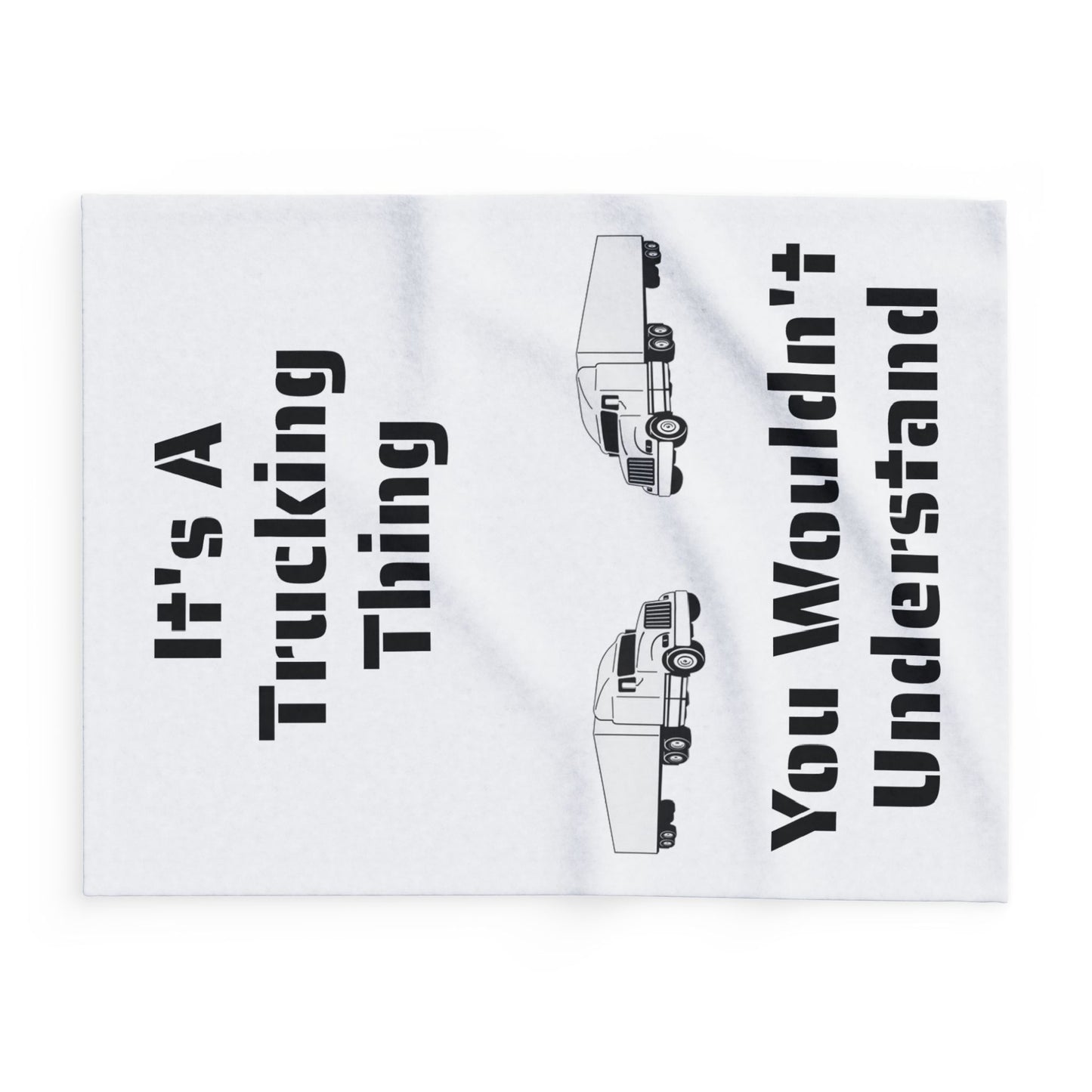 Trucking Thing Arctic Fleece Blanket
