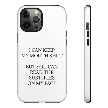 Subtitles iPhone Case
