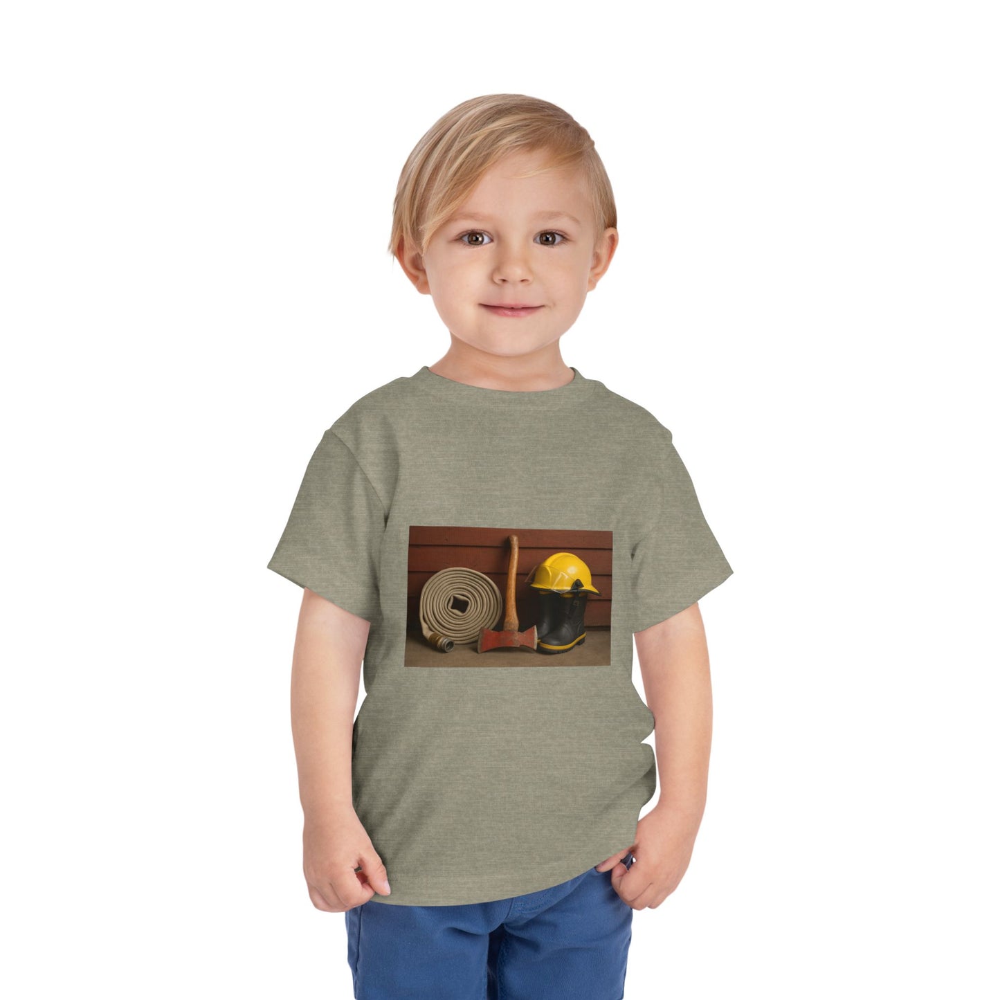Fire/Rescue Appreciation Toddler Unisex Short Sleeve Crewneck Tee