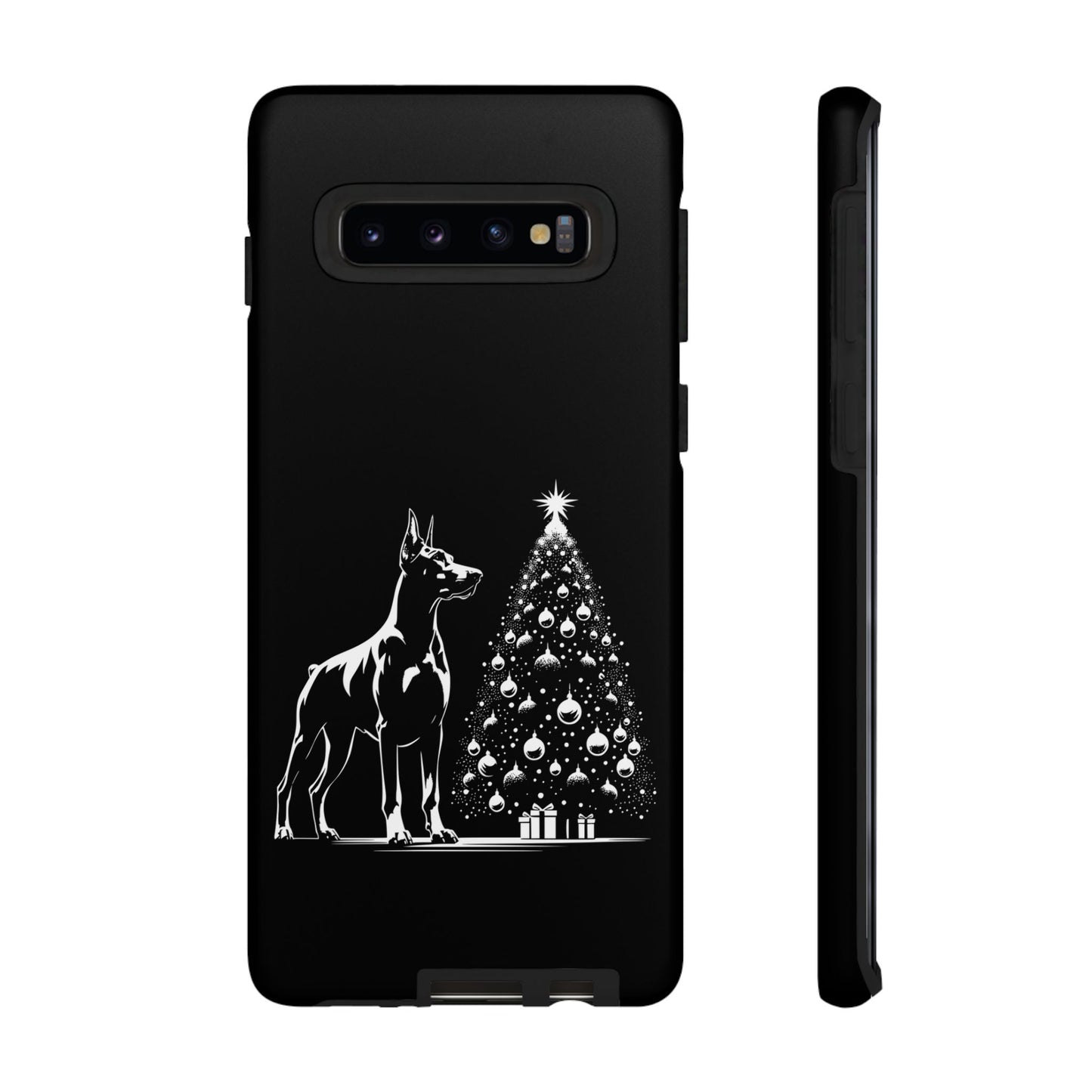 Doberman Christmas Tree Samsung Case