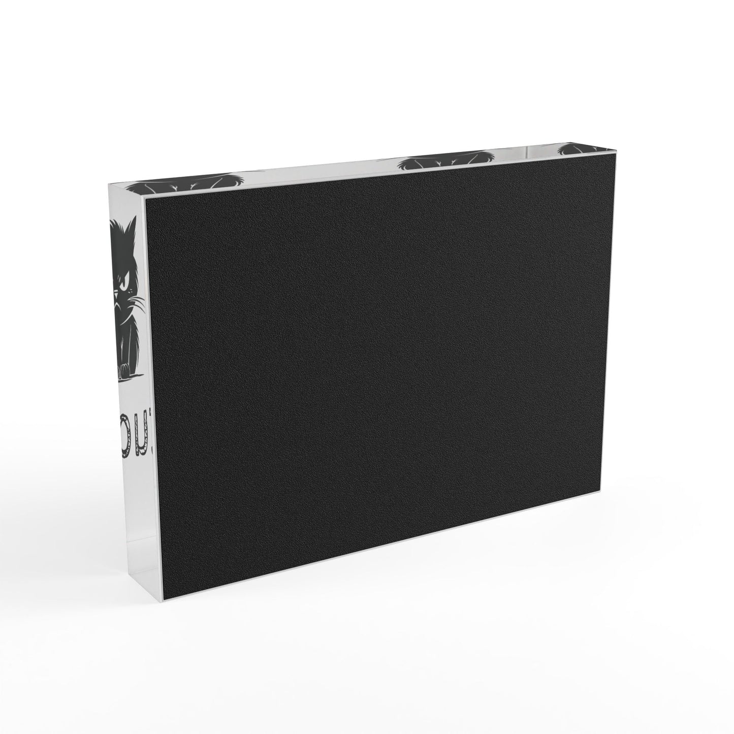 CAT-ittude Acrylic Photo Block