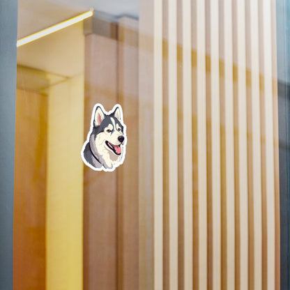 Malamute Head Vinyl Decal