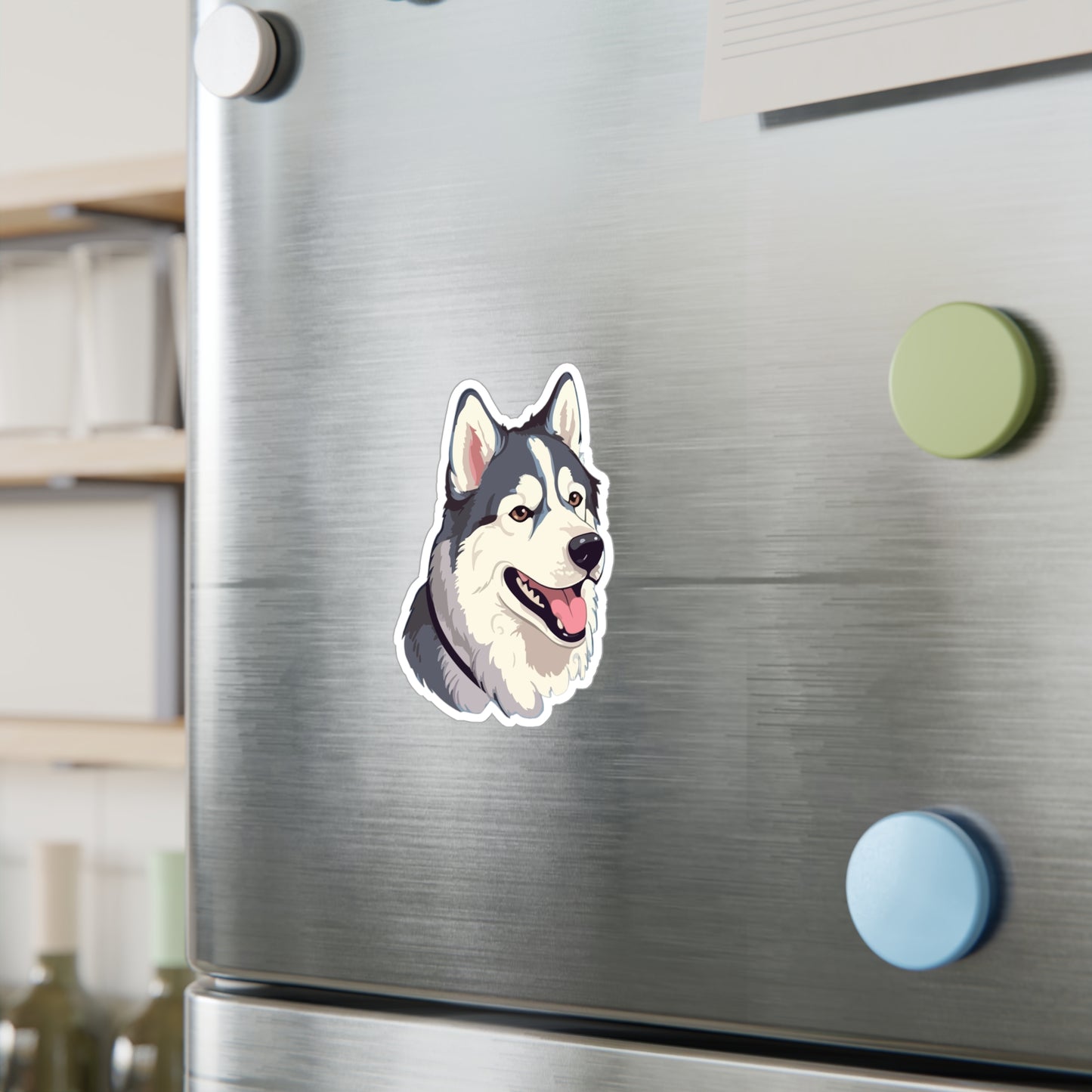 Malamute Head Vinyl Decal