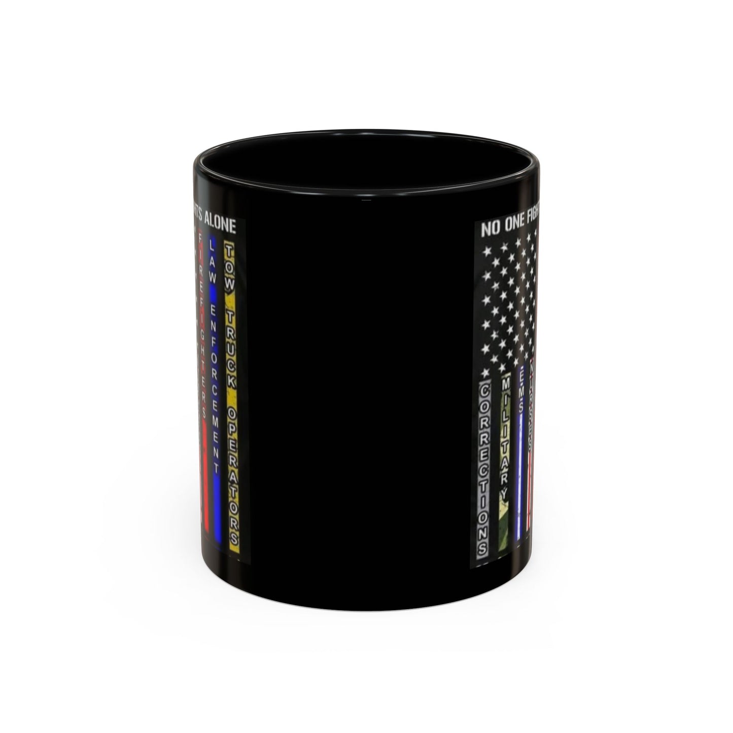 No One Fights Alone 2-Tone Coffee Mug