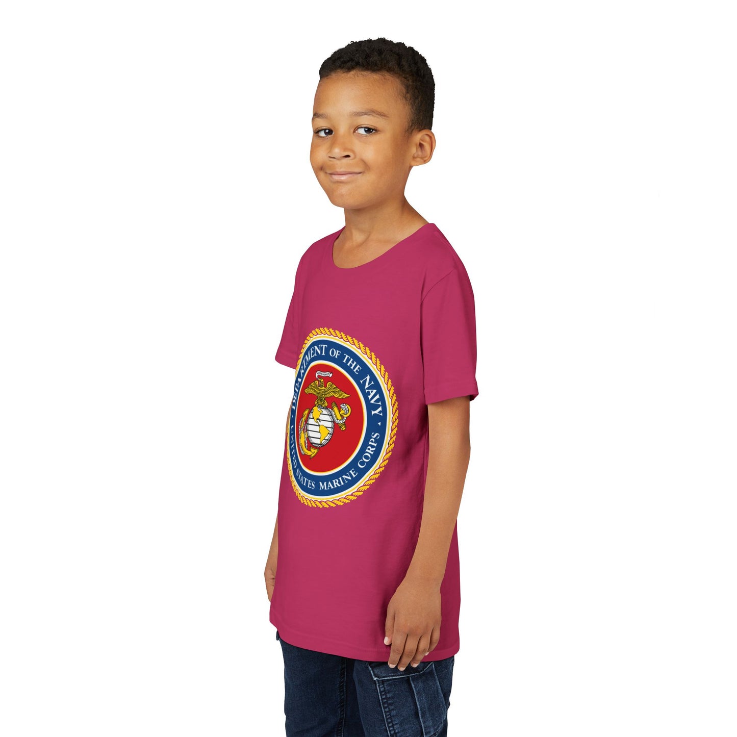 US Marine Corps Youth Unisex Short Sleeve Crewneck Tee