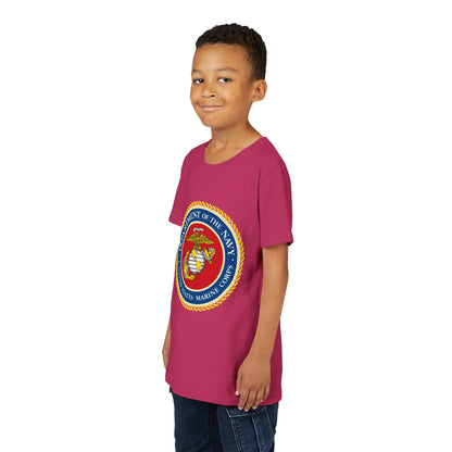 US Marine Corps Youth Unisex Short Sleeve Crewneck Tee