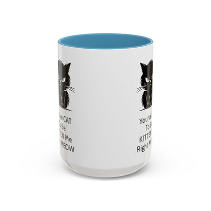 Kitten Me 2-Tone Coffee Mug