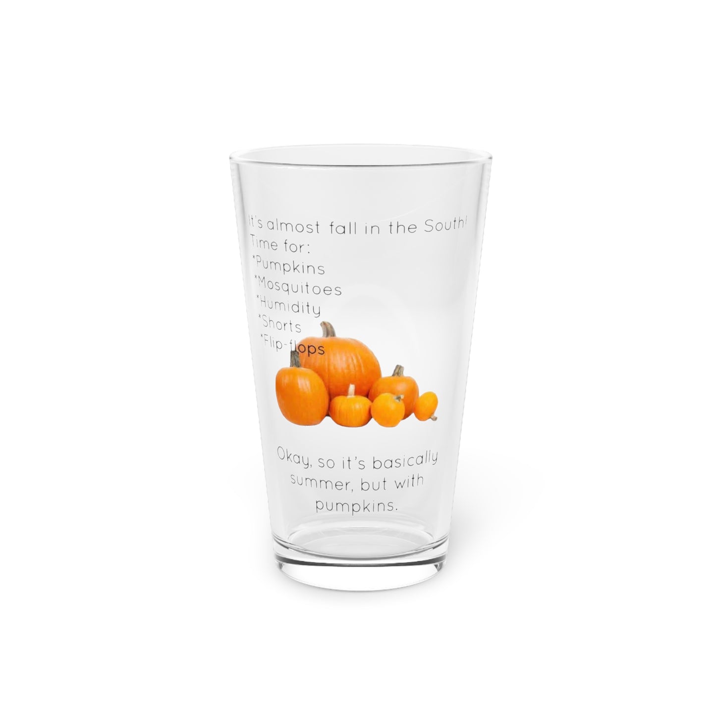 Fall In The South Drinking Glass