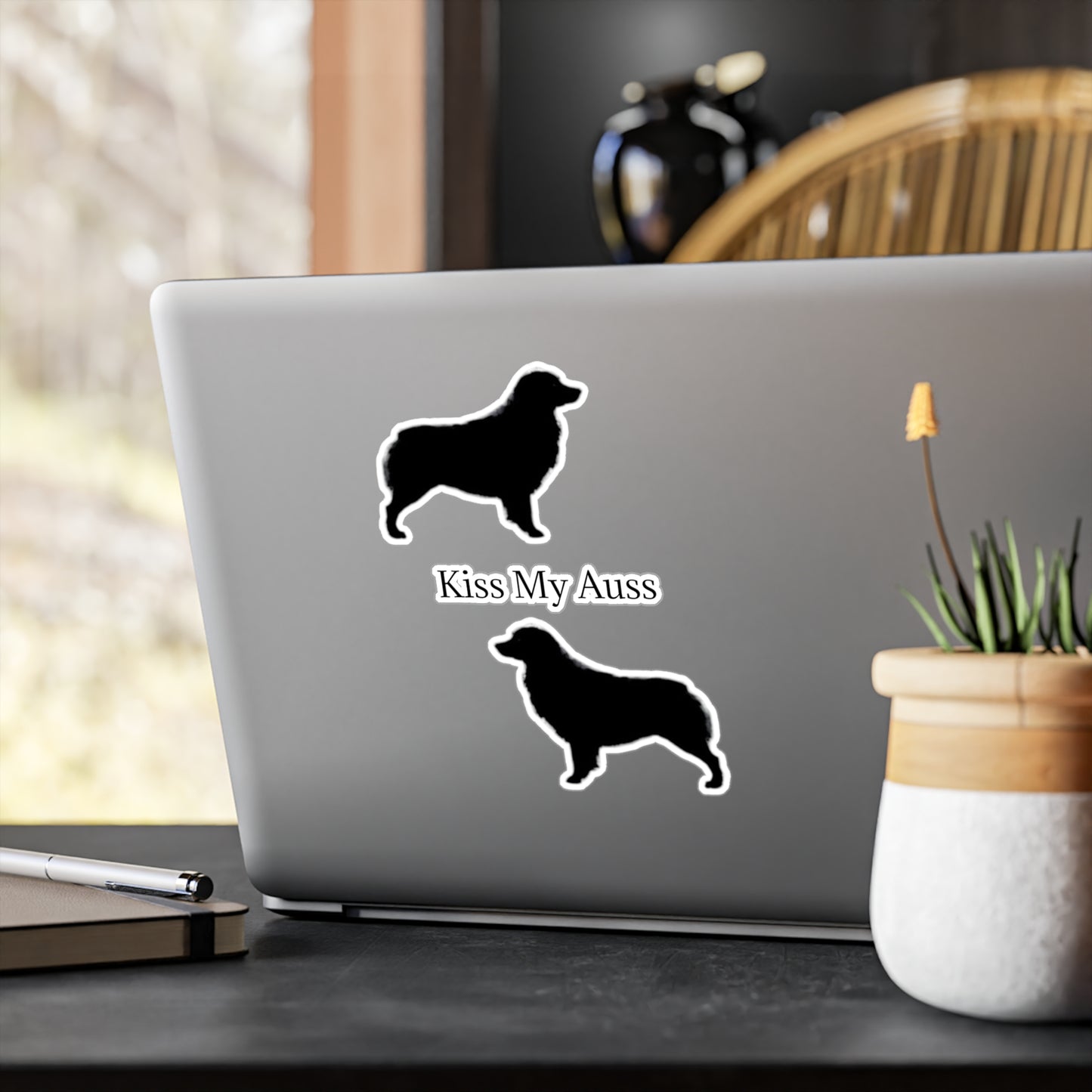 Kiss My Auss Vinyl Decal