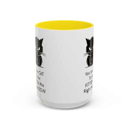 Kitten Me 2-Tone Coffee Mug