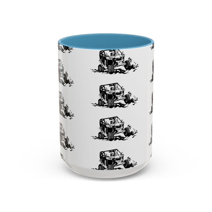 Slingin' Mud Side By Side 2-Tone Coffee Mug