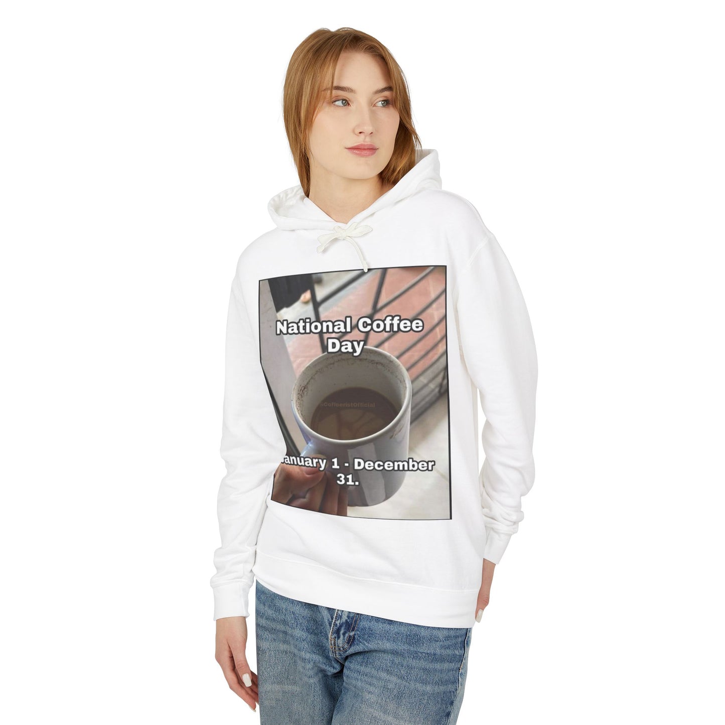 National Coffee Day Unisex Lightweight Hoodie