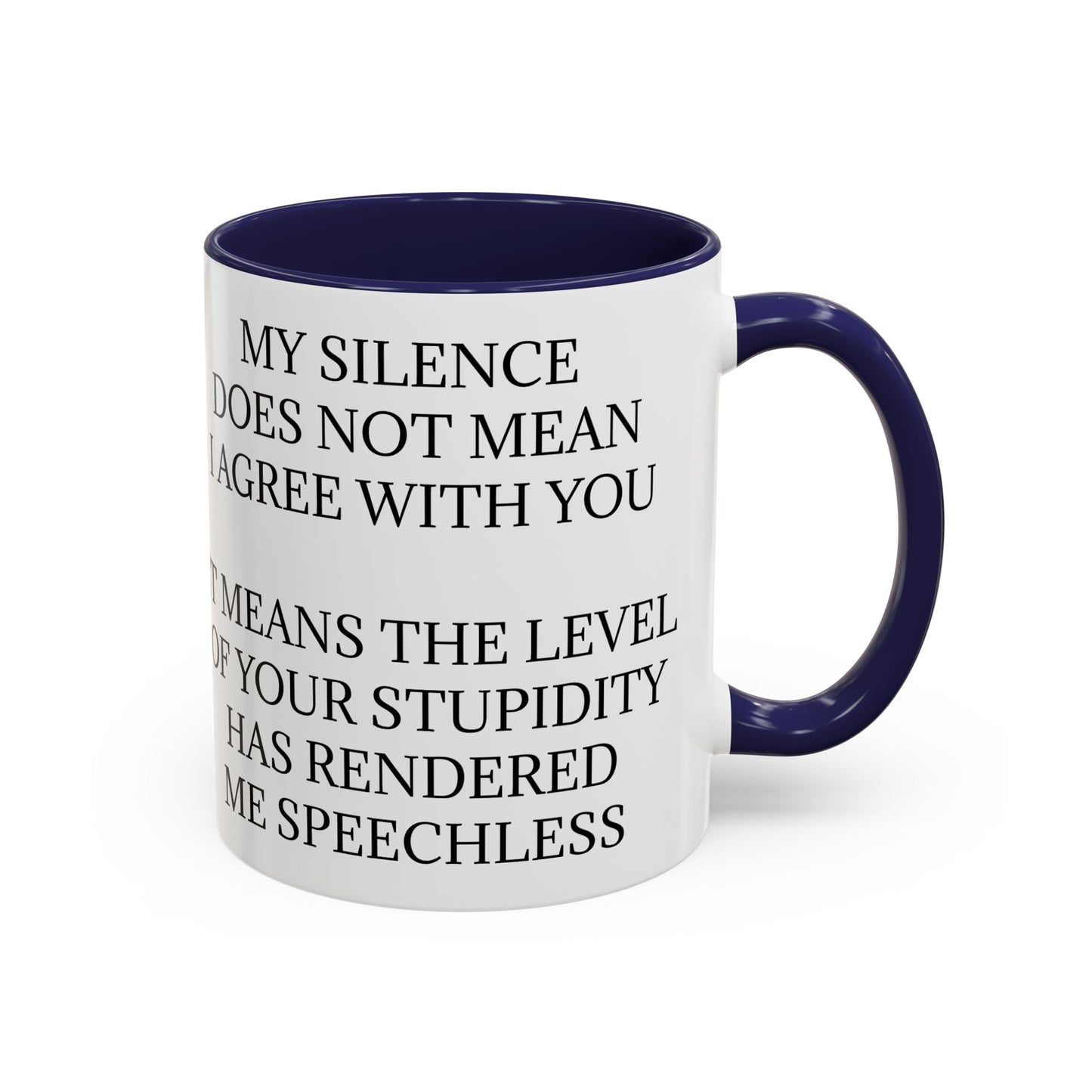 Speechless 2-Tone Coffee Mug