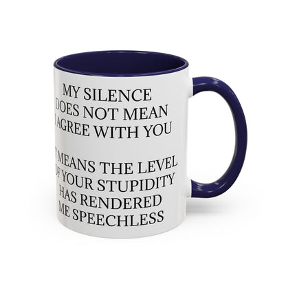 Speechless 2-Tone Coffee Mug